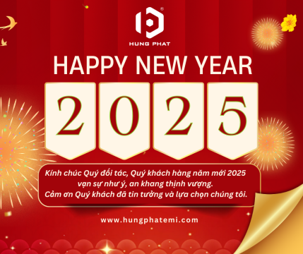 CÔNG TY HƯNG PHÁT KÍNH CHÚC MỪNG NĂM MỚI 2025